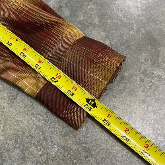 Dixxon Flannel Pearl Snap Goldfield Plaid Long Sleeve Women's Sz M Western Boho - Picture 12 of 12